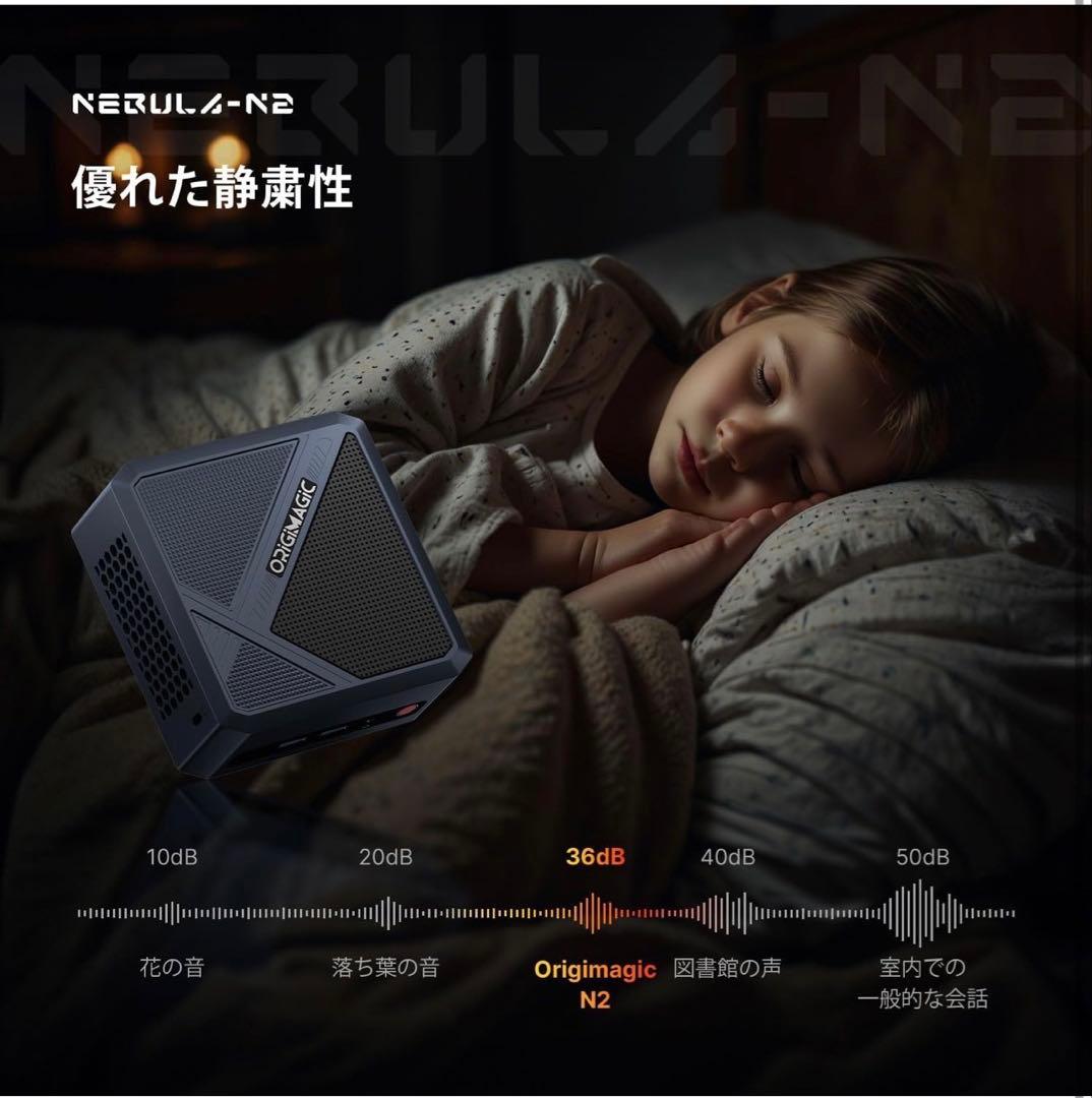 ミニPC ORIGIMAGIC N2 Ryzen 5 6600H 32GB 512GB
