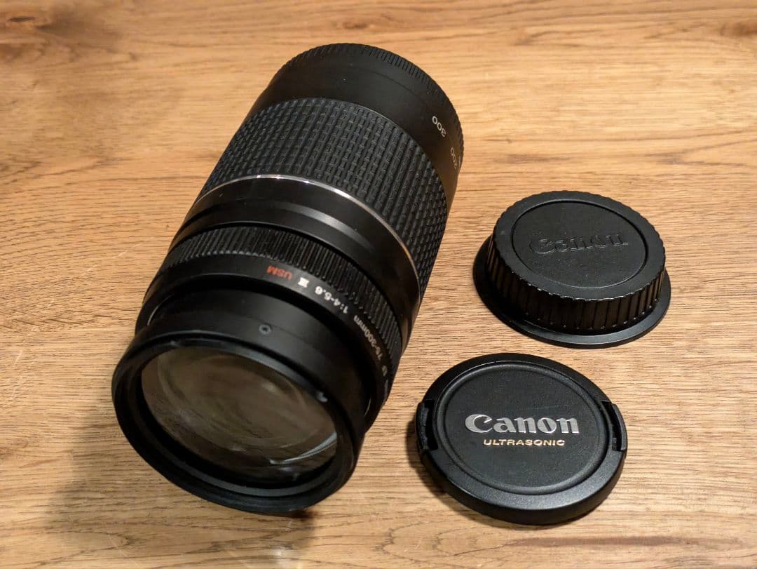 美品　Canon　望遠レンズ　EF 75-300㎜ 4-5.6 Ⅲ USM