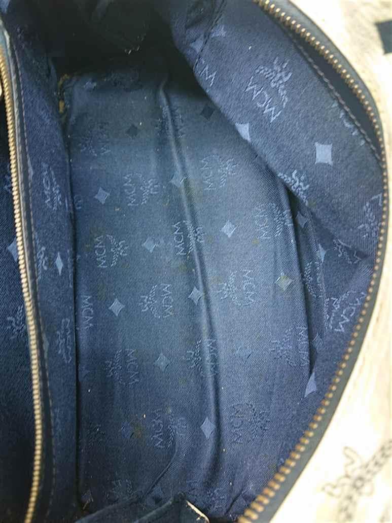 ◎エムシーエム MCM ボストンバッグ ホワイト系 レディース