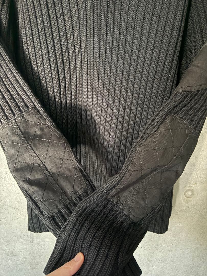 Ralph Lauren ラルフローレン ミリタリーギミック サンプルニット 黒