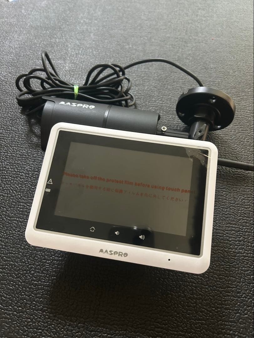 簡易動作確認　MASPRO モニター&ワイヤレスHDカメラセット