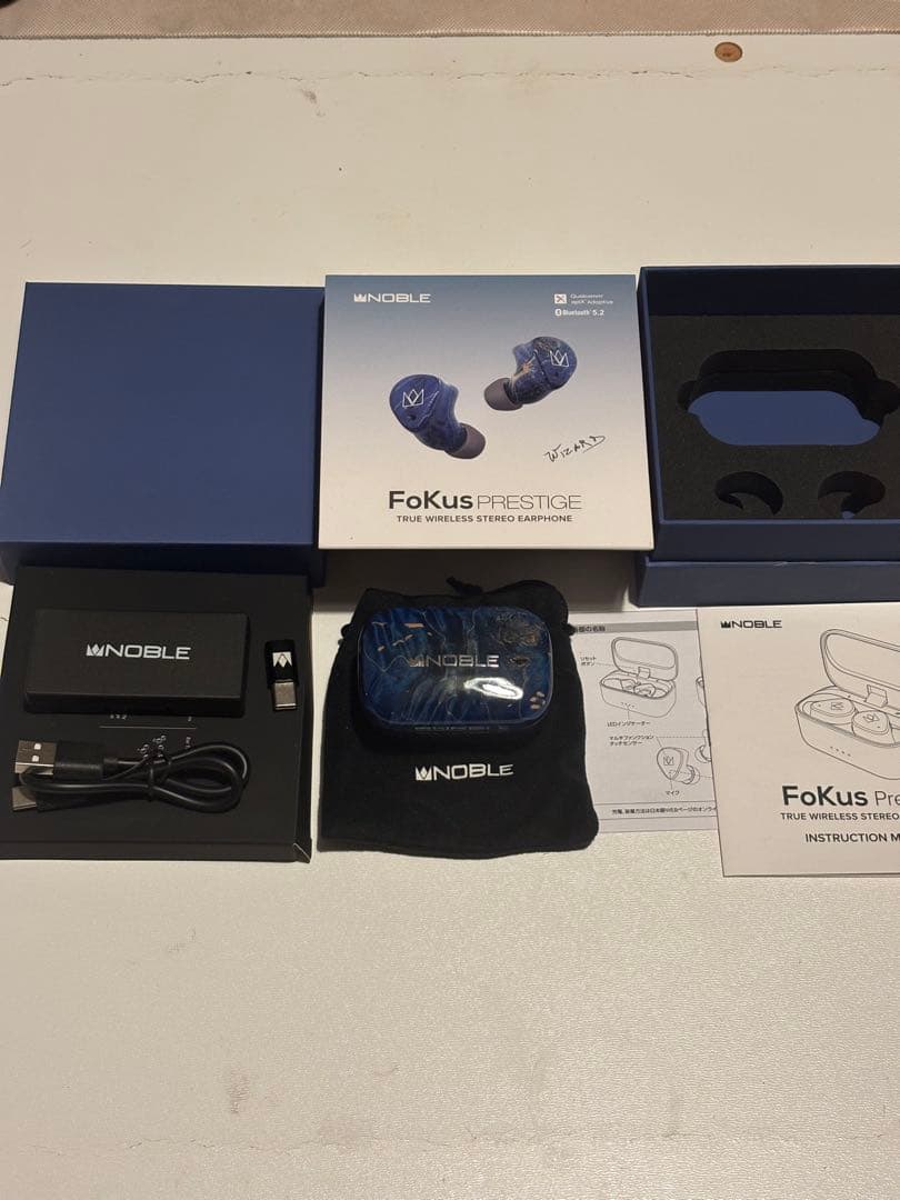 イヤホン Noble FoKus Prestige (Blue)