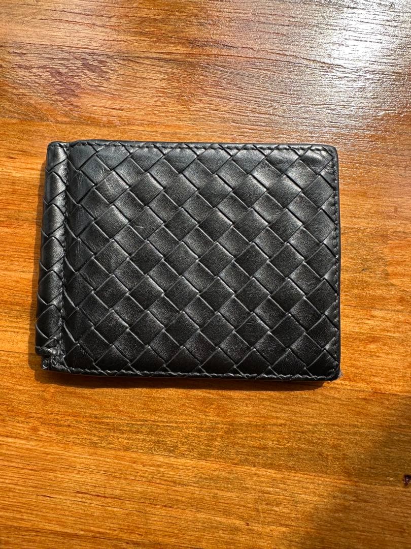ボッテガヴェネタ　イントレチャート　マネークリップ付き　カードケース