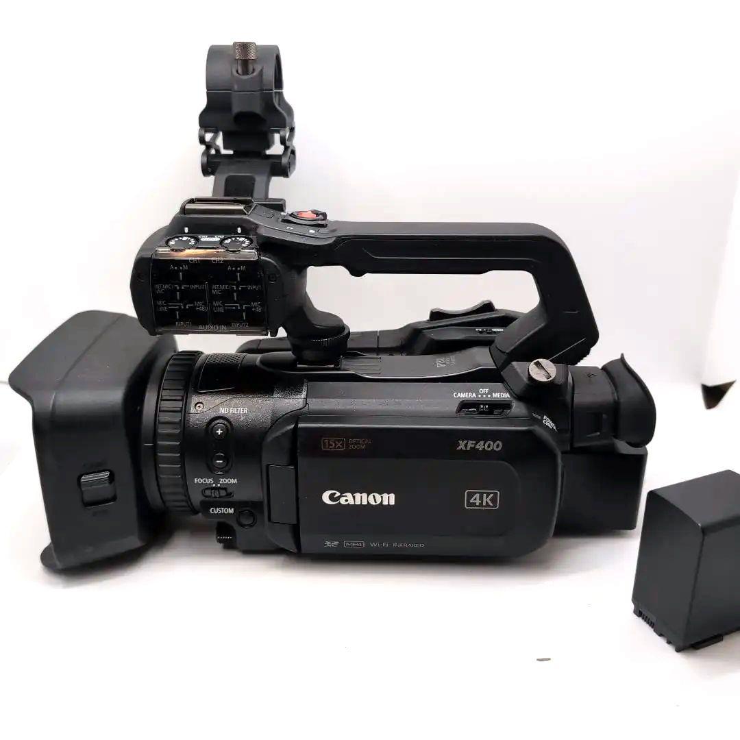 Canon XF400 4K ビデオカメラ 予備バッテリー付き