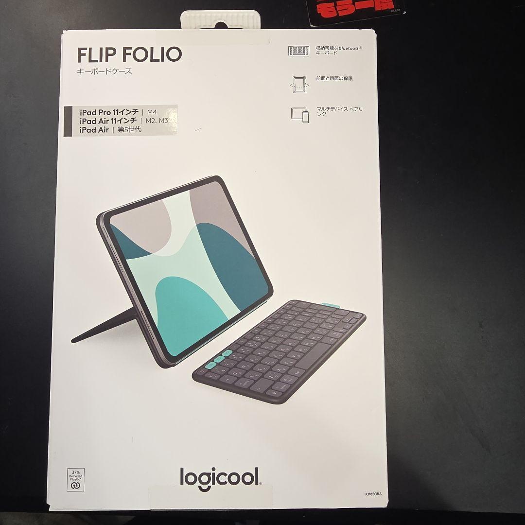 Logicool Flip Folio キーボードケースIK1185GRA