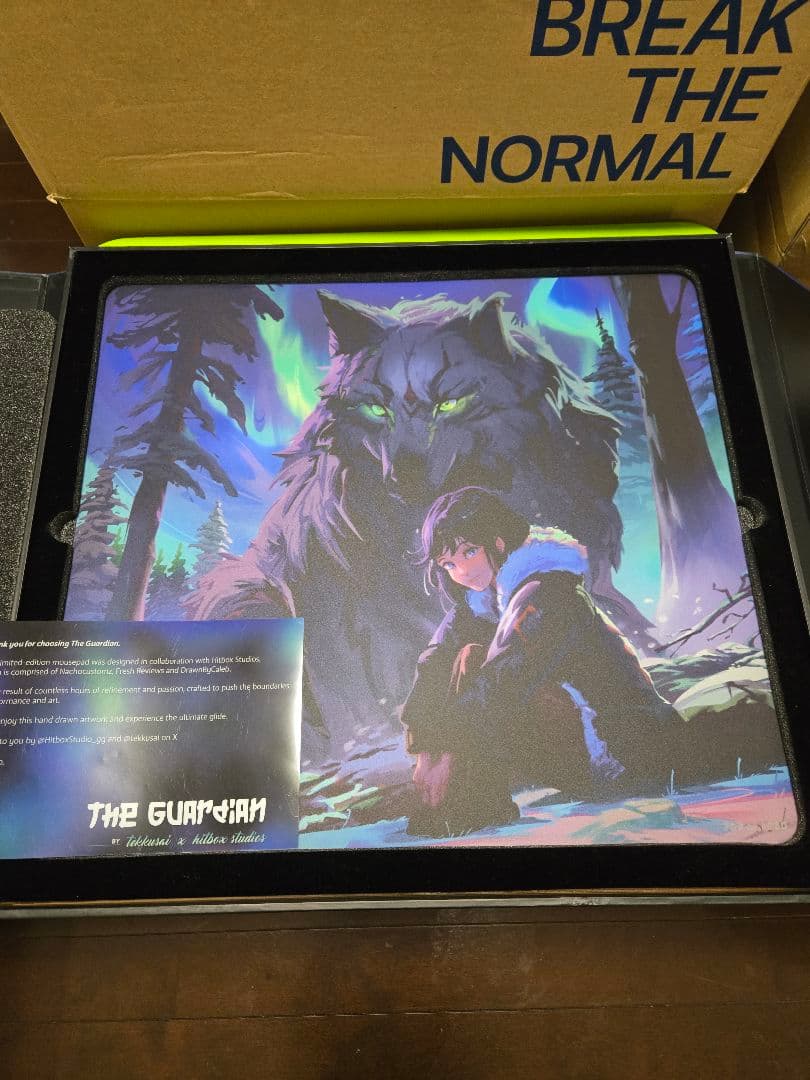 マウス・トラックボール Tekkusai The Guardian Glass Mousepad