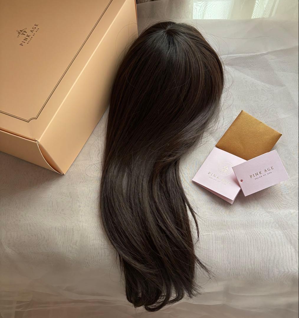 ピンクエイジ 手植え トップカバー サイドバング ルーズCカール