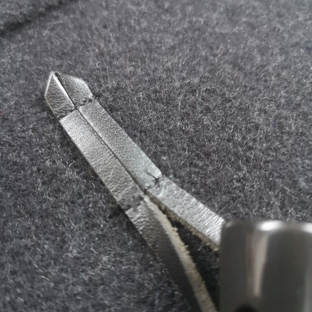 23区　44　大きいサイズ　ラクーンファー付きダッフルコート　ダークグレー