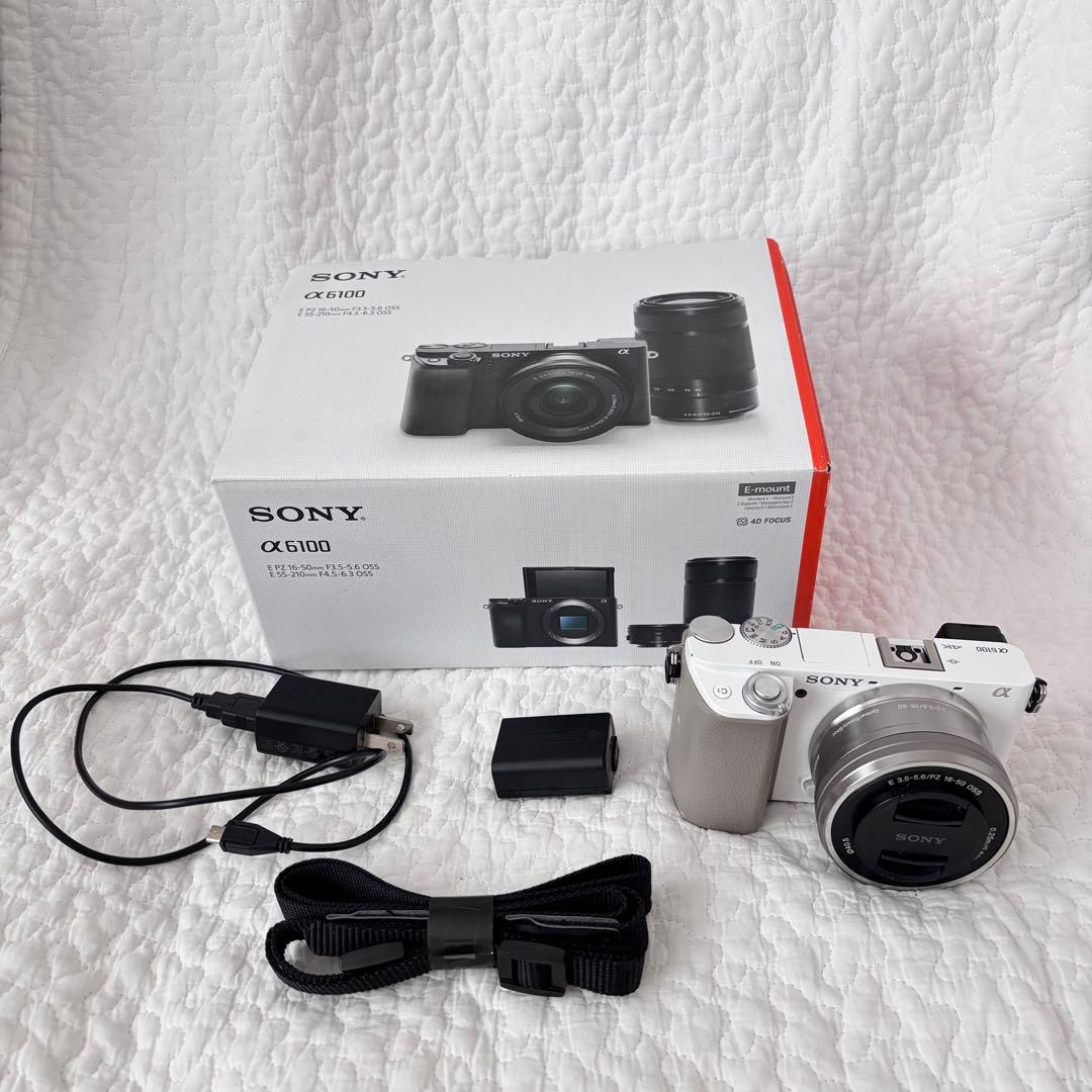 SONY α6100 ILCE-6100 ボディ 本体　パワーズームレンズセット