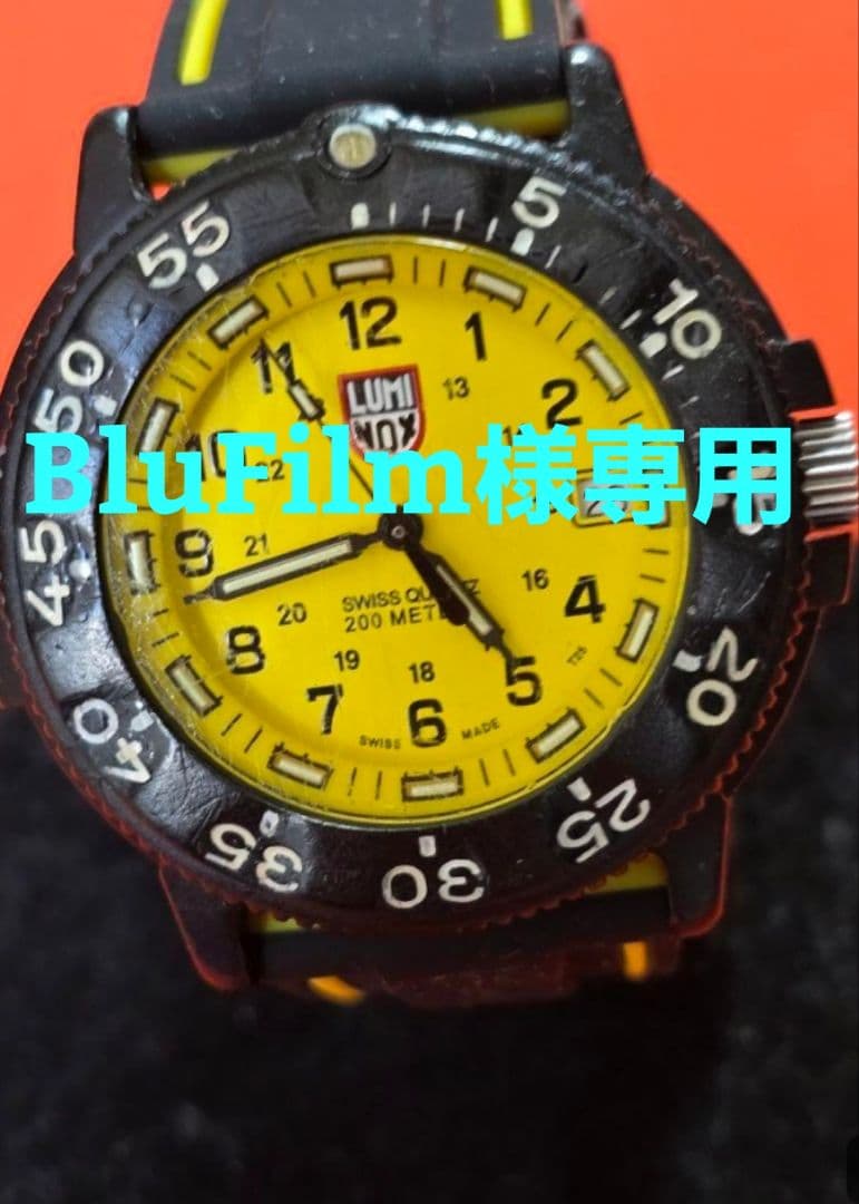 ●超特価・美品・LUMINOX 3000／3900 QZ YWラバー新品未使用