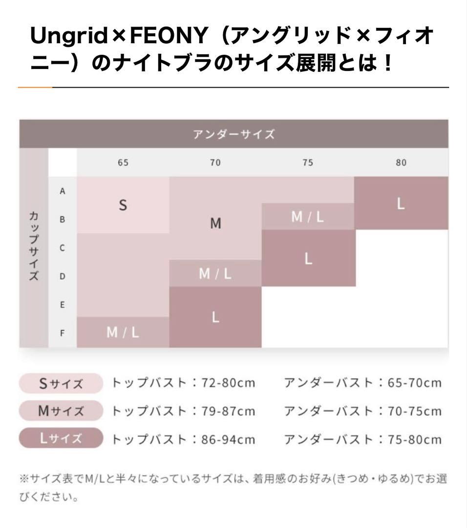 Ungrid&FEONYナイトブラ⭐︎専用⭐︎