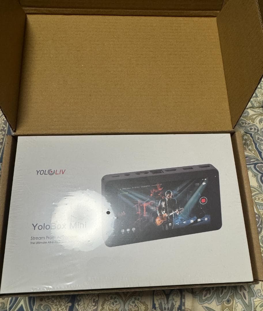 完全未開封品 Yolo Box Mini モバイルライブストリミングエンコーダー