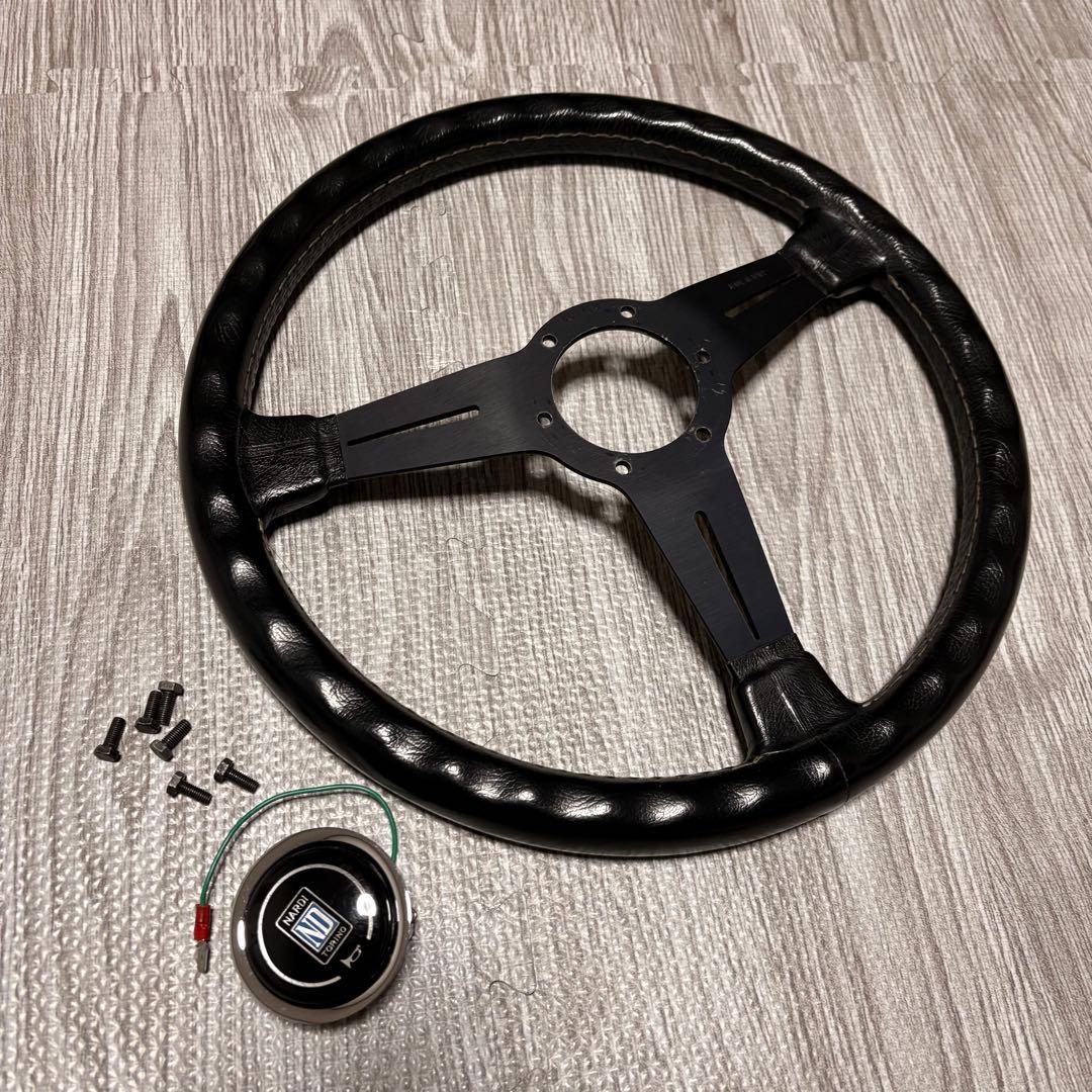 【希少・極美品】1980年代ナルディクラシック ステアリング 36φ FET印有