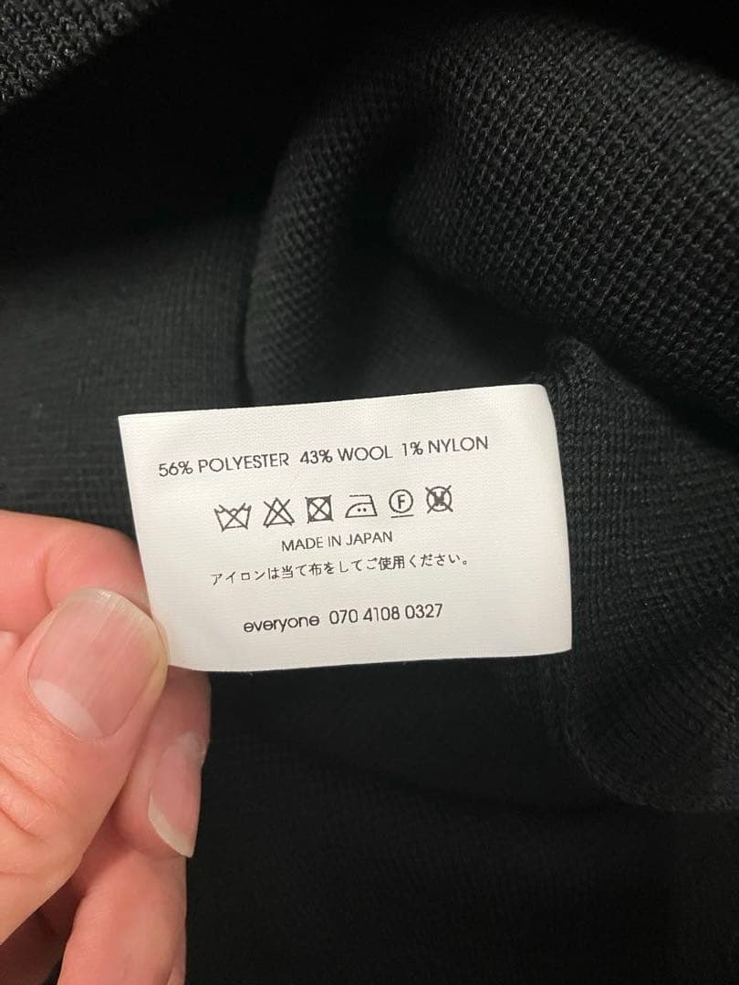 everyone前橋限定milano rib knit crew sweater