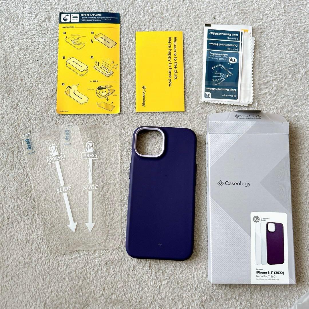 Caseology iPhone 14 用 ケース MagSafe対応 パープル