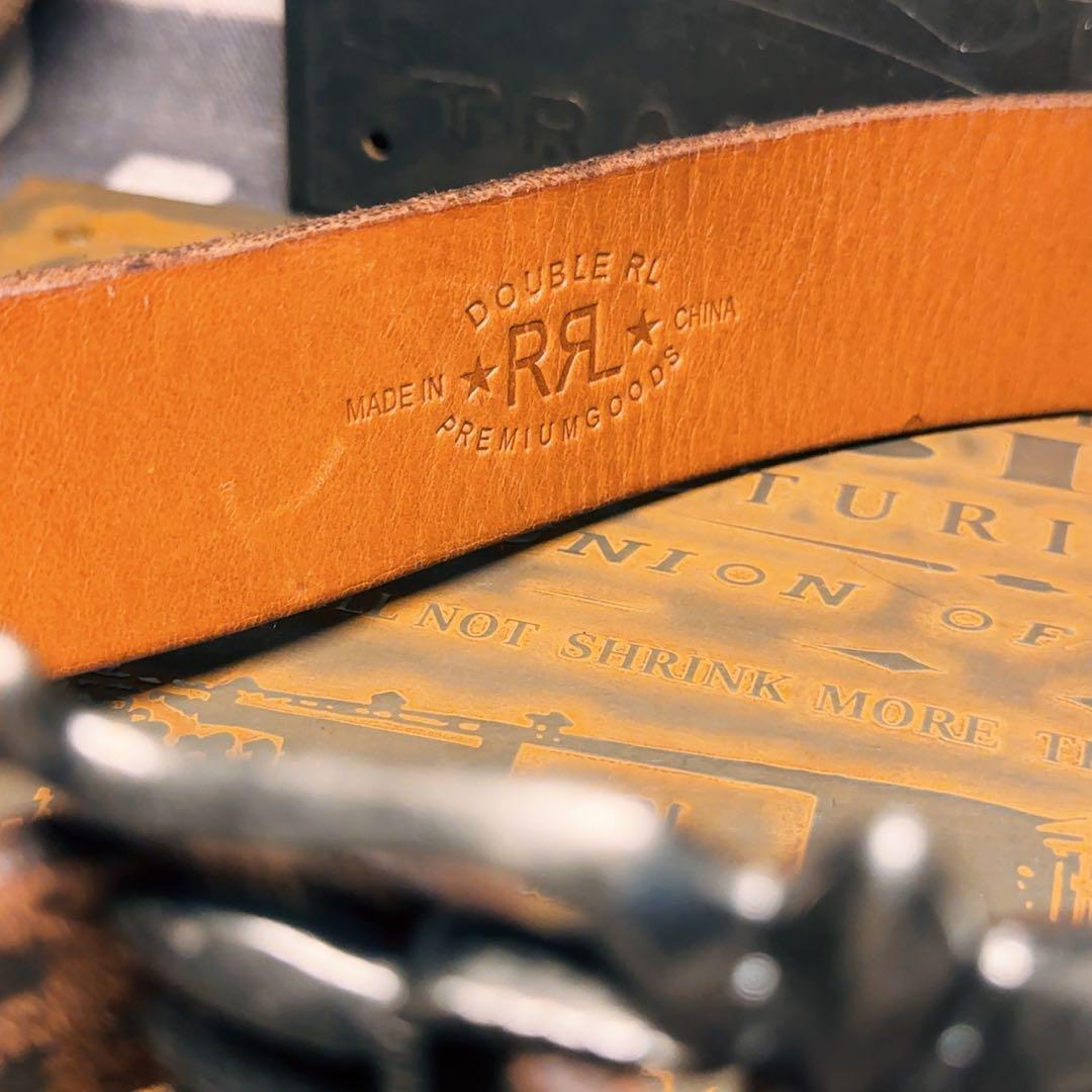 RRL オクトパス バックル ベルト-40
