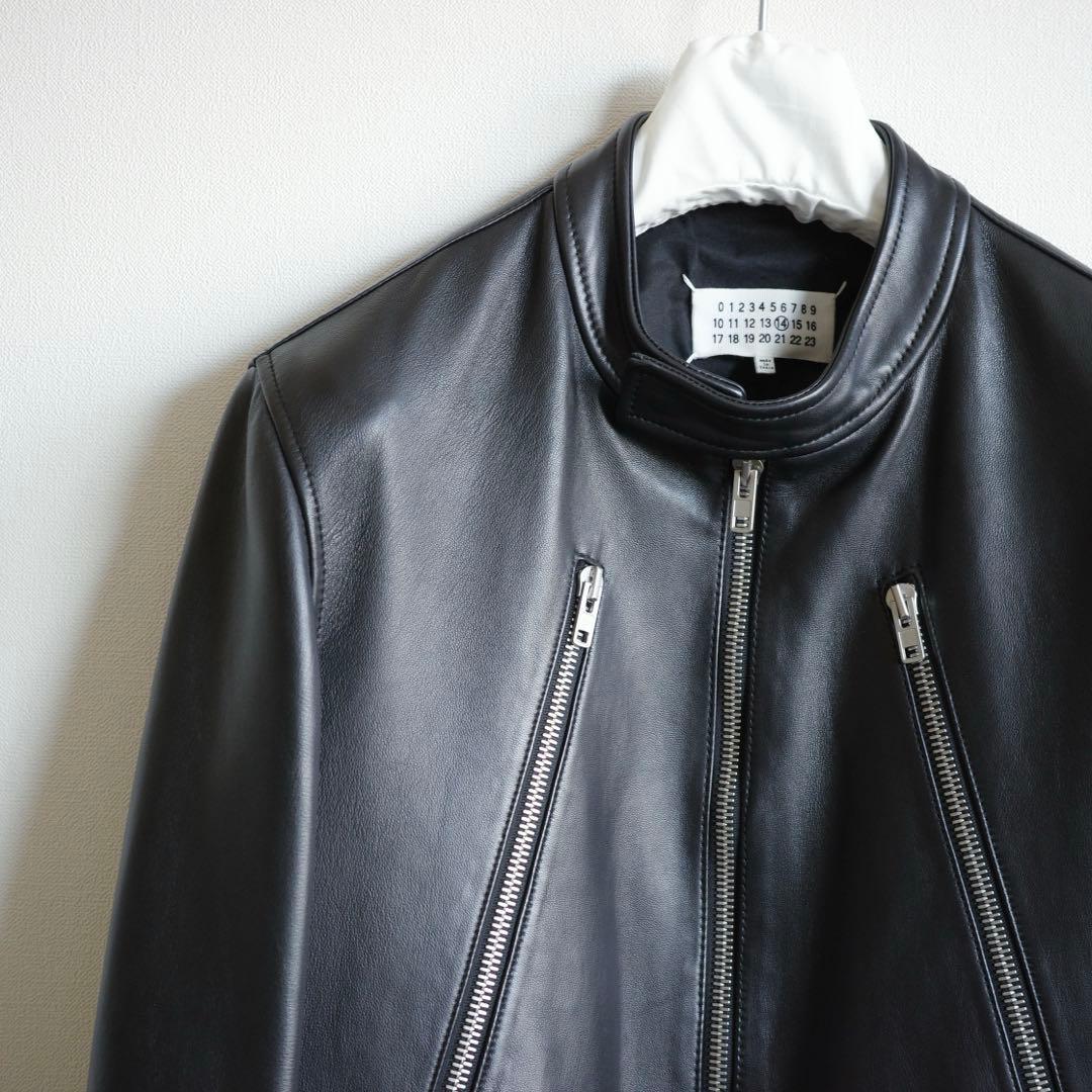 23SS Maison Margiela 5-ZIP 八の字 ライダース 48