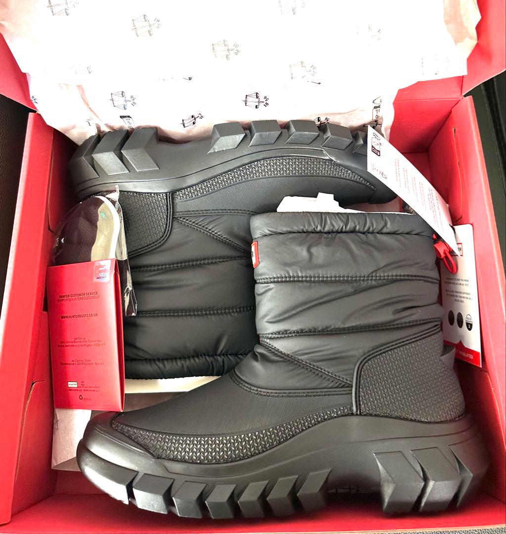 新品大特価HUNTER スノーブーツ ショート (24cm) 防水防寒
