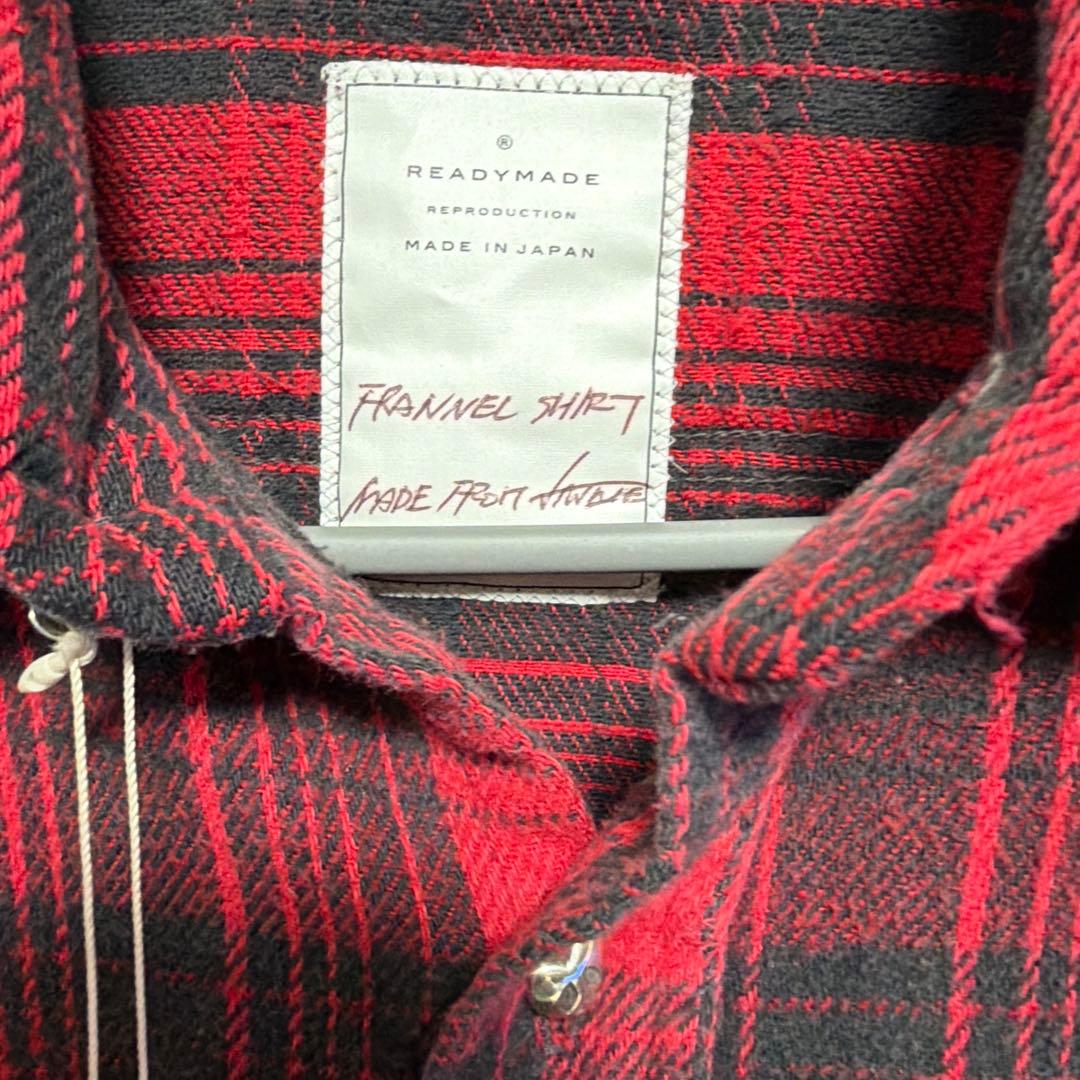 READY MADE 定価187000円　シャツ サイズ1 シルバー925ボタン