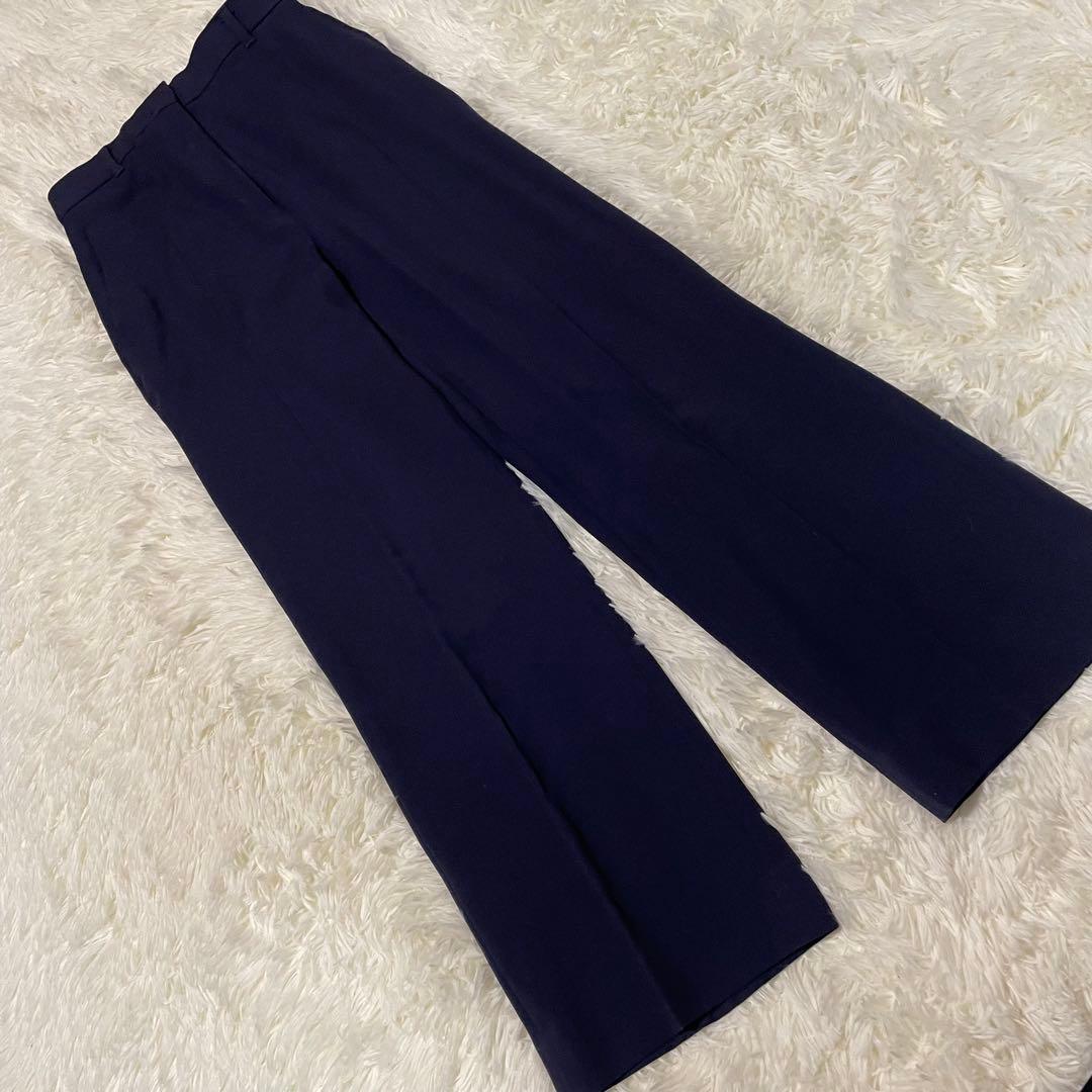 【美品】マックスマーラ　セットアップ　パンツ　スーツ　ネイビー　38