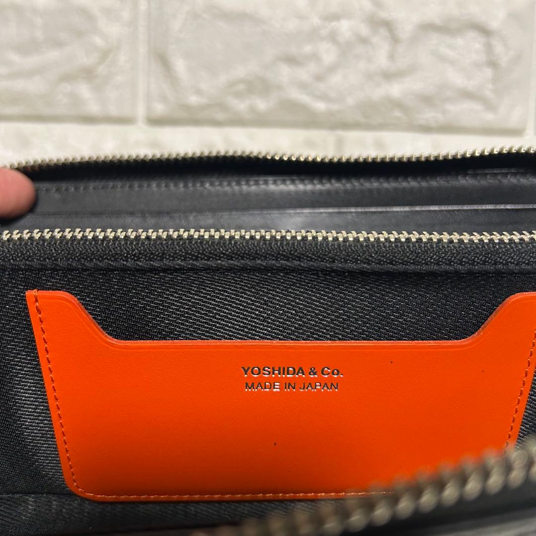 ポーター　エンチェイス　ロングウォレット　ラウンドファスナー　黒