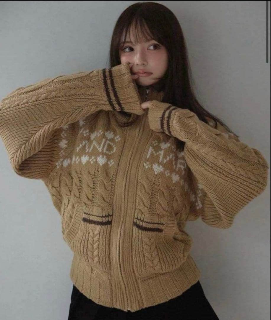 アンドマリー　ANDMARY / Mary knit cowichan