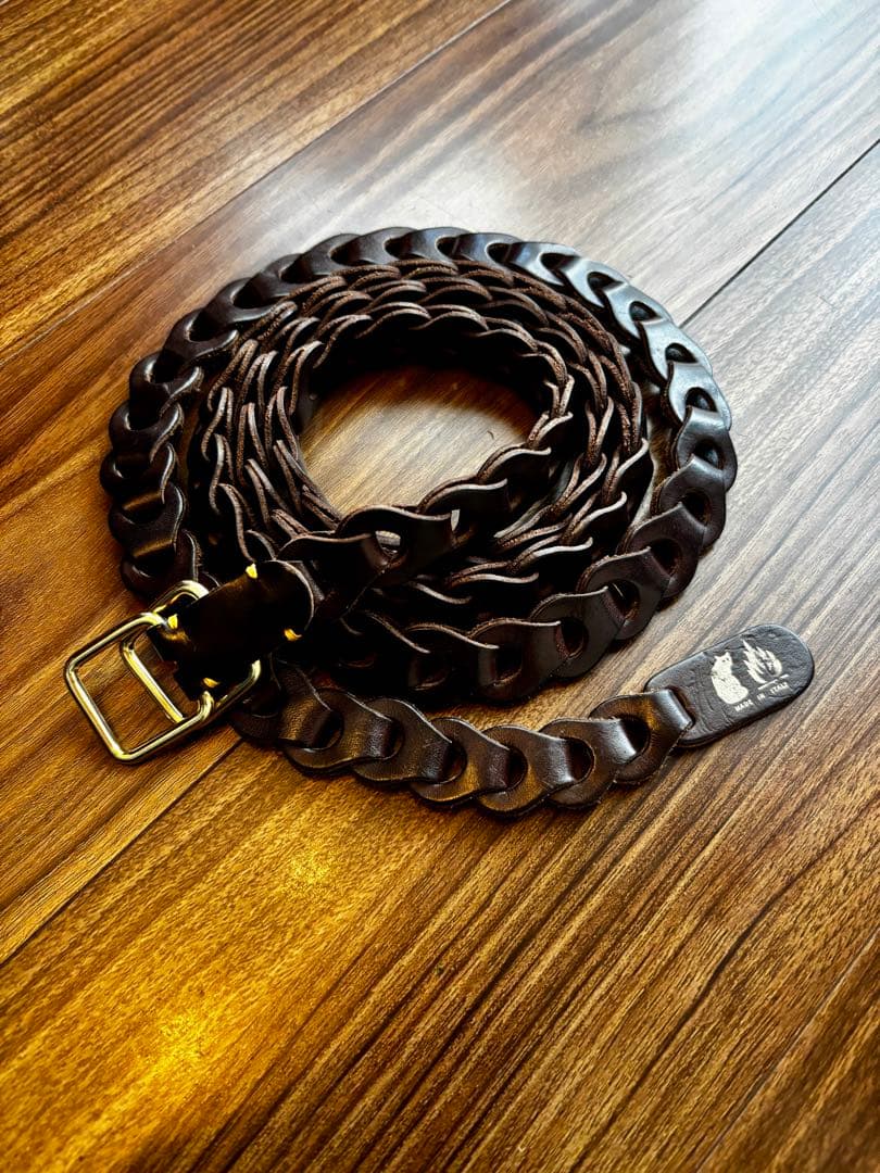 m’s braque × il micio バゲッタレザー フルハンドベルト