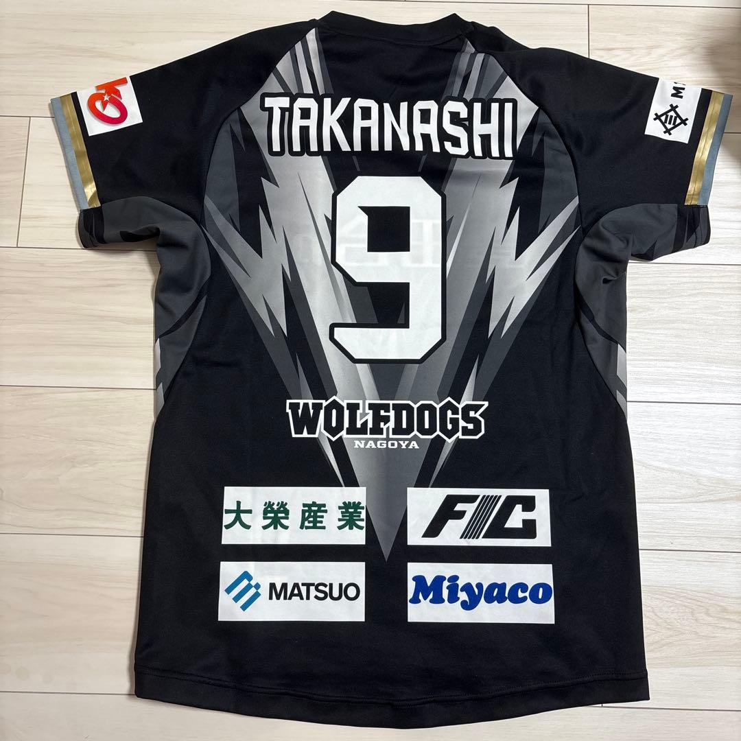 ウルフドッグス名古屋　高梨健太　オーセンティックユニフォーム　黒