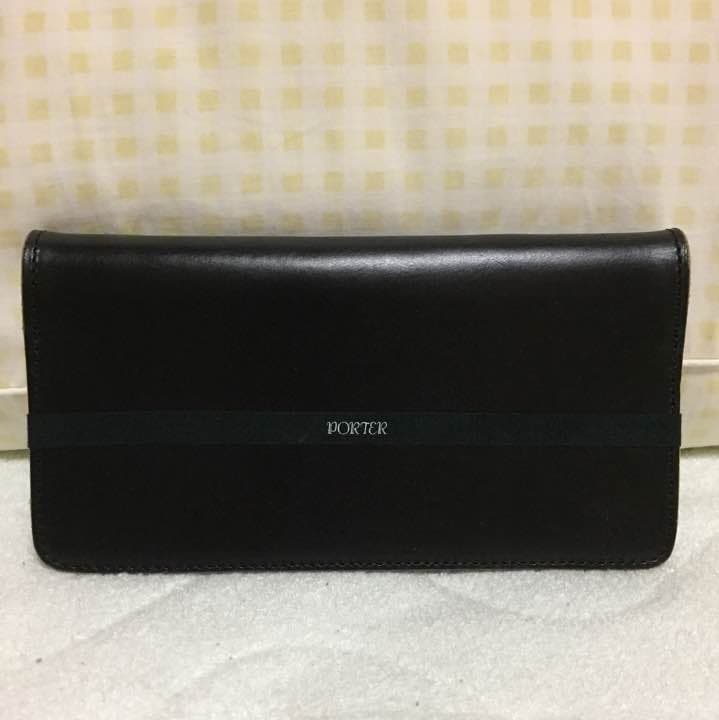 ★美品★porter casino 高級財布 黒 吉田カバン ポーター カジノ