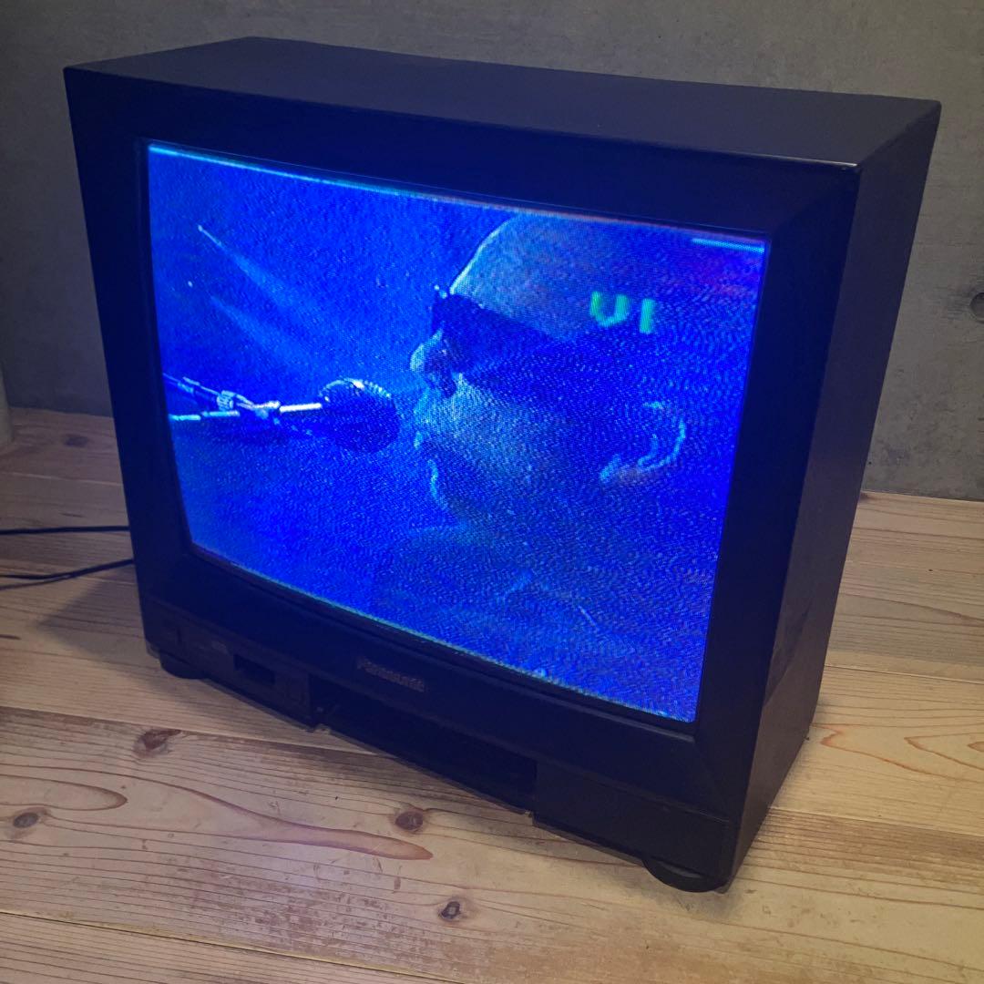 パナソニック　ブラウン管テレビ　TH-21L1　90年製　動作確認　ジャンク