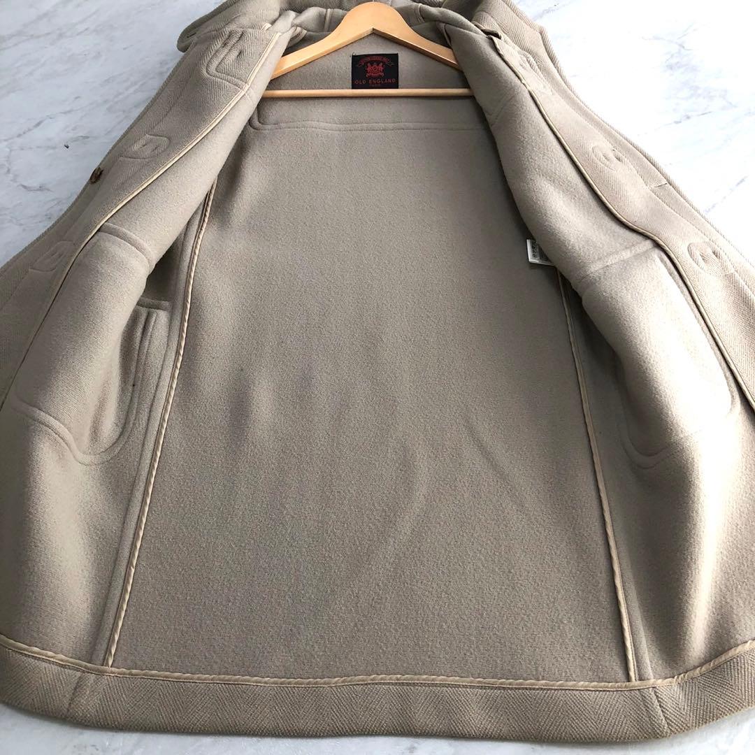 ✨美品✨オールドイングランド ダッフルコート ヘリンボーン ベージュ Lサイズ
