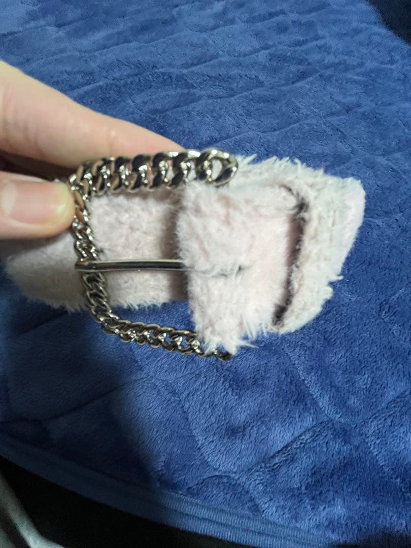 希少カラー 即完売品 AFB ファーベルト ピンク