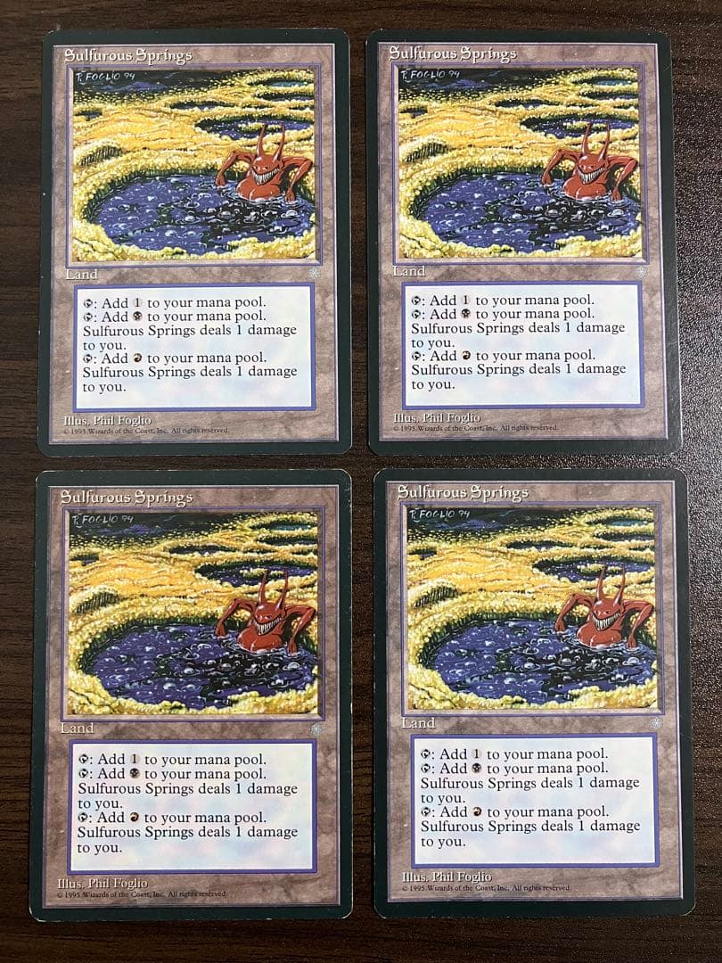 Sulfurous Springs 硫黄泉 アイスエイジ版4枚セット