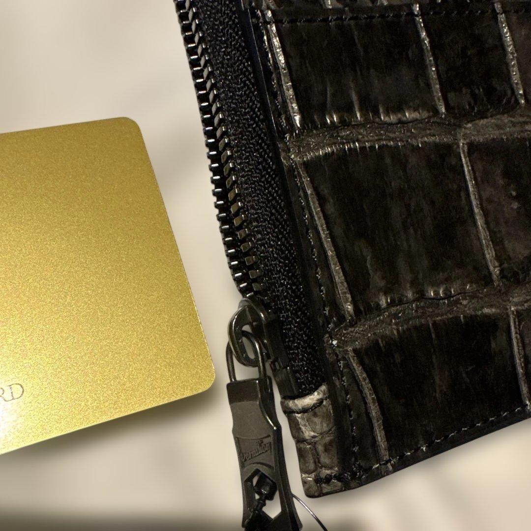 vermilionクロコダイルレザー長財布 iphoneポーチ　定価124000