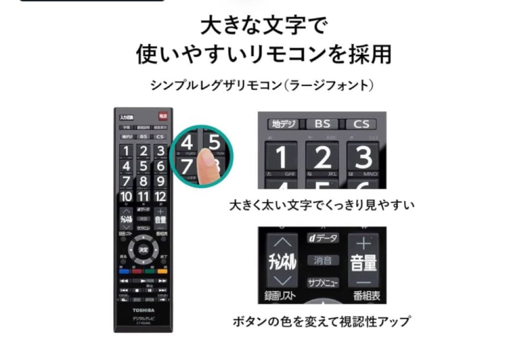 レグザ 32V型 液晶テレビ 32S24 ハイビジョン 外付けHDD 裏番組録画