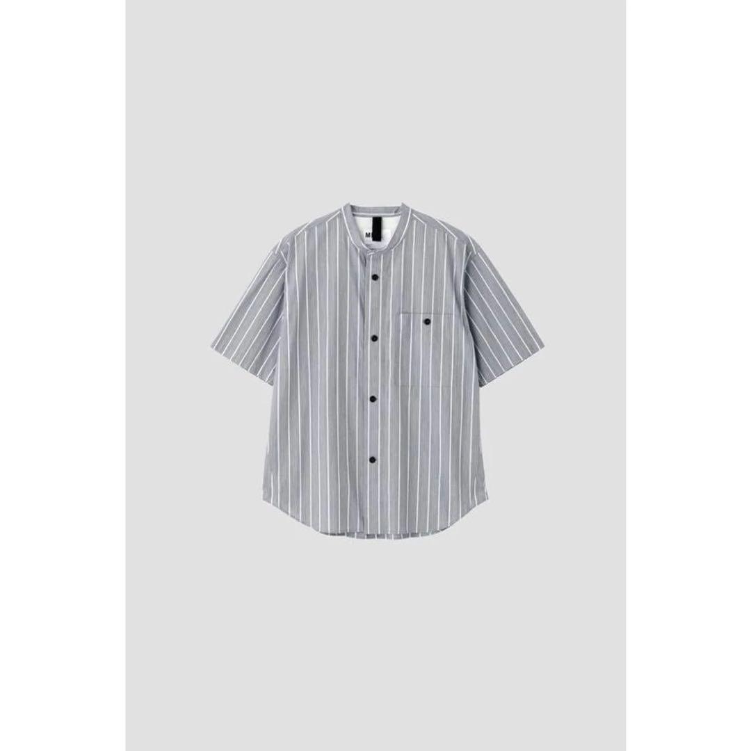 2点対応MHL SS25 END ON END STRIPE COTTON