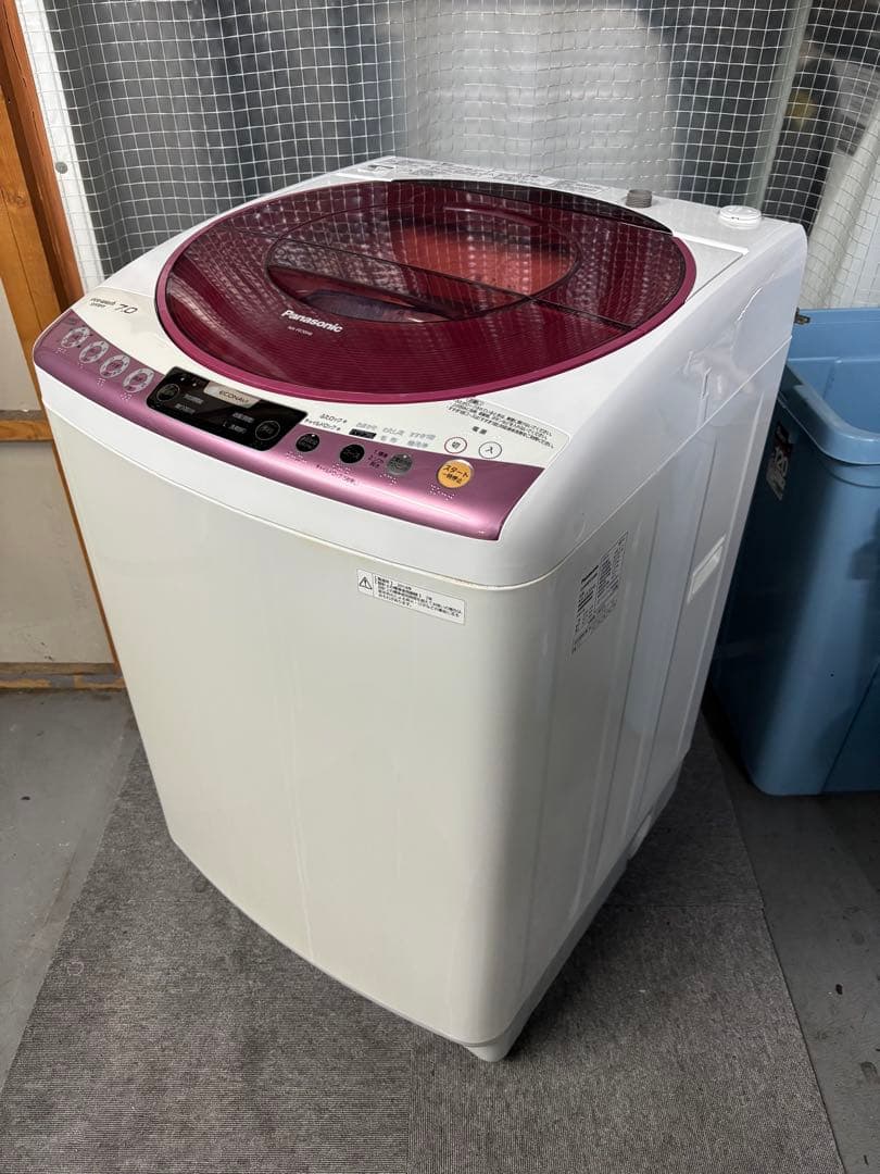 【✨配送設置無料！】00035 Panasonic 7kg送風乾燥付洗濯機