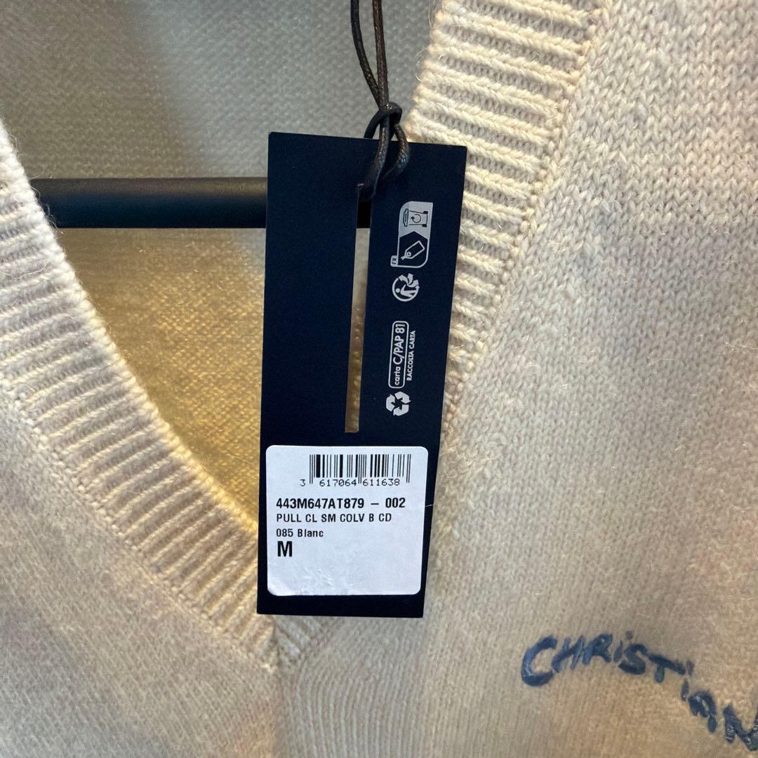 新品未使用品　ディオールメンズ　セーターベスト　ウール&アルパカ ジャージー　M