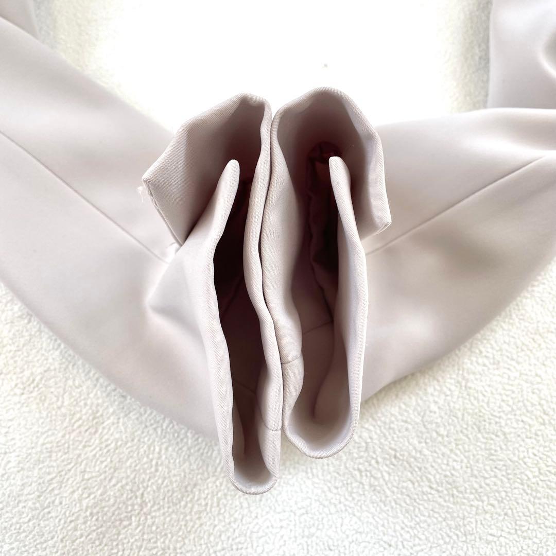 美品✨プラステ ノーカラー パンツ スーツ セットアップ グレー ネイビー