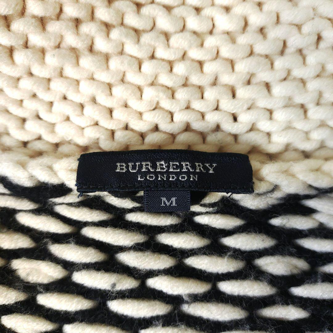 【ビッグロゴ】BURBERRY　バーバリーロンドン　カウチン　ニット