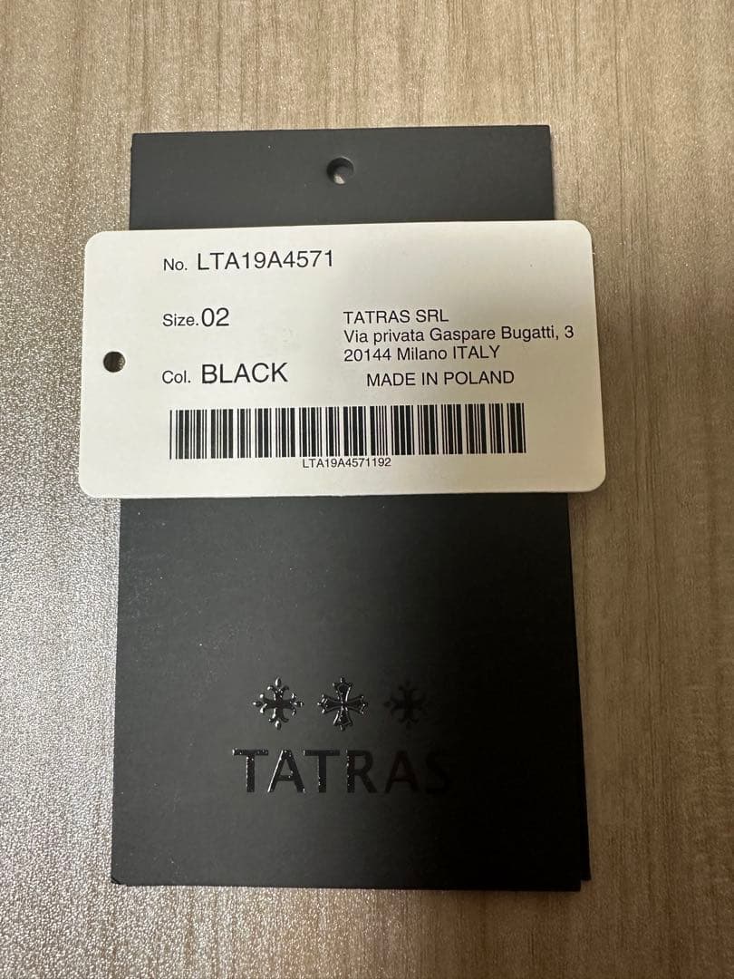 TATRAS タトラス　ラビアナ　02 ブラック ロング ダウン ジャケット