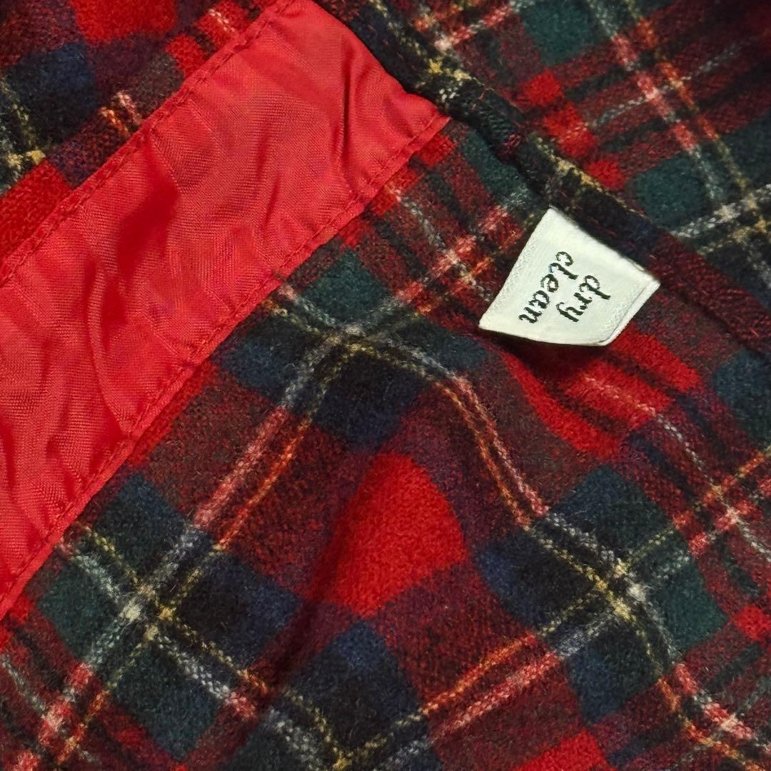 の*ま様 70s　美品　ペンドルトン PENDLETON　ボードシャツ　赤タータ