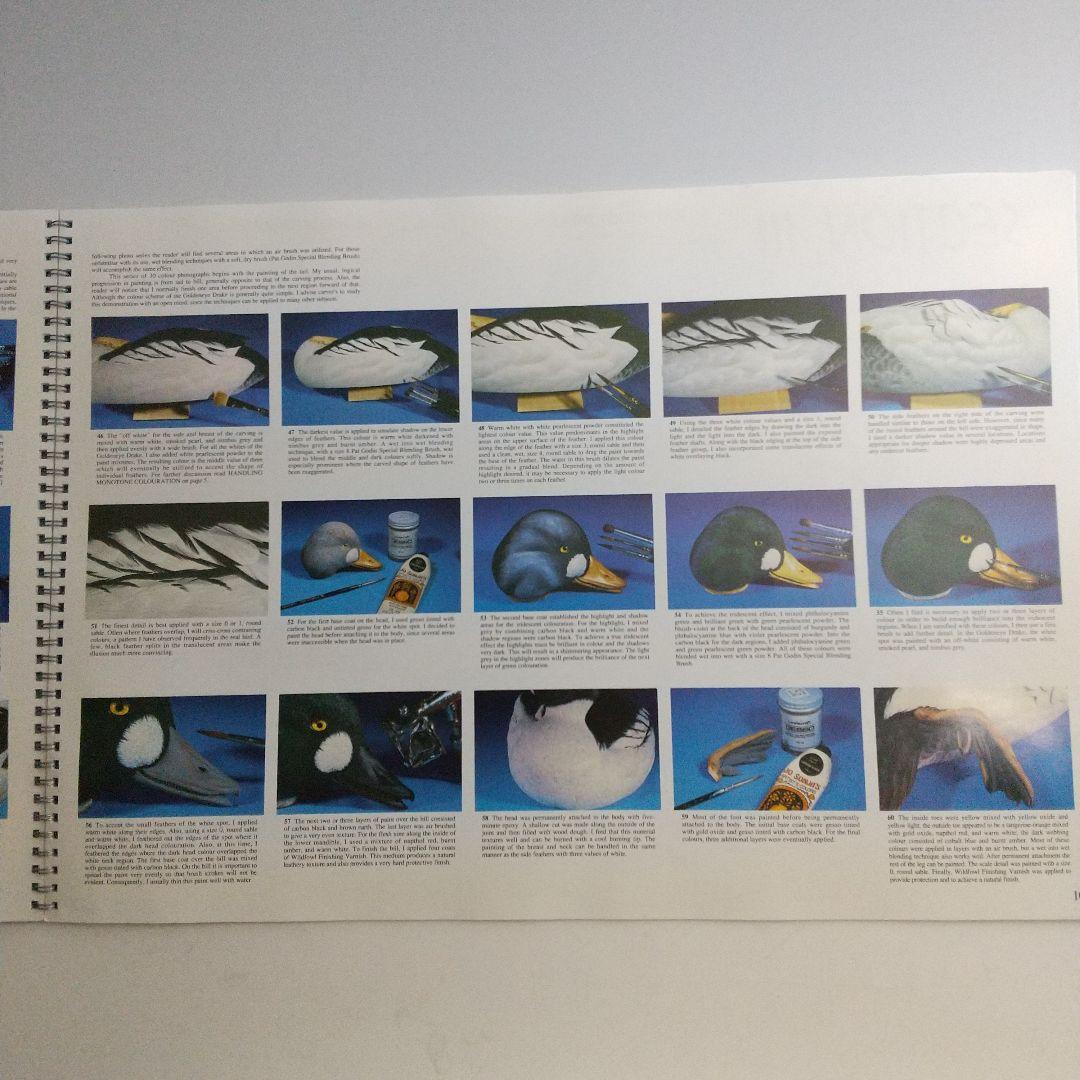 バードカービング教本２冊 パトリック ゴディンのカモとロニーダイのハヤブサ
