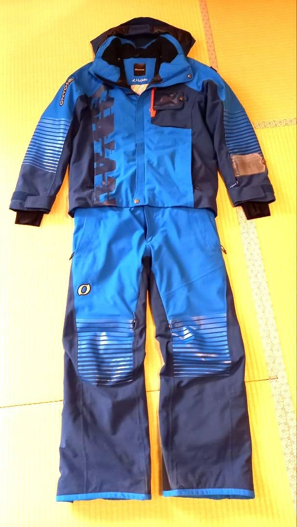 男女兼用20-21オンヨネ DEMOスキーウェア上下セット　サイズ上S　下S－3