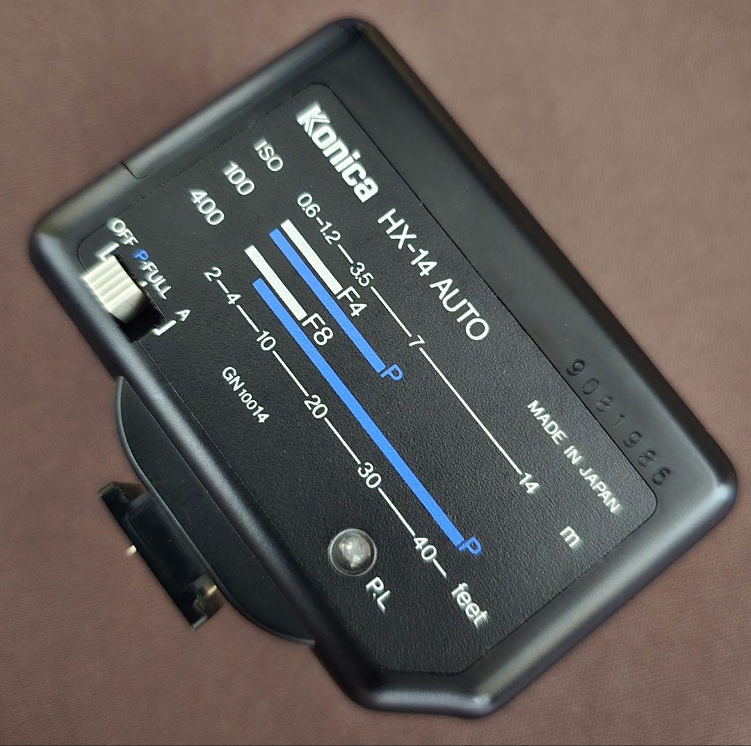 KONICA HEXAR sliver 中古　説明書　ジャンクストロボ付き