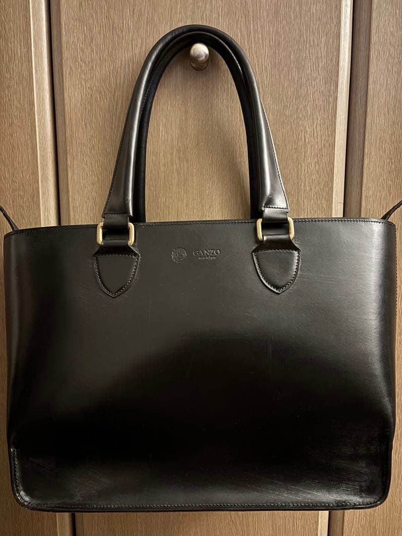 GANZO ガンゾ　トートバッグ　ブラック美品