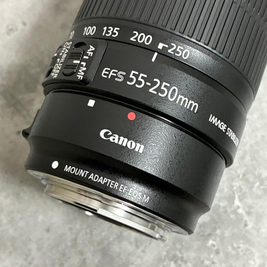 ⭐️美品⭐️Canon EFS 55 250 II & EF-EOS M アダプター