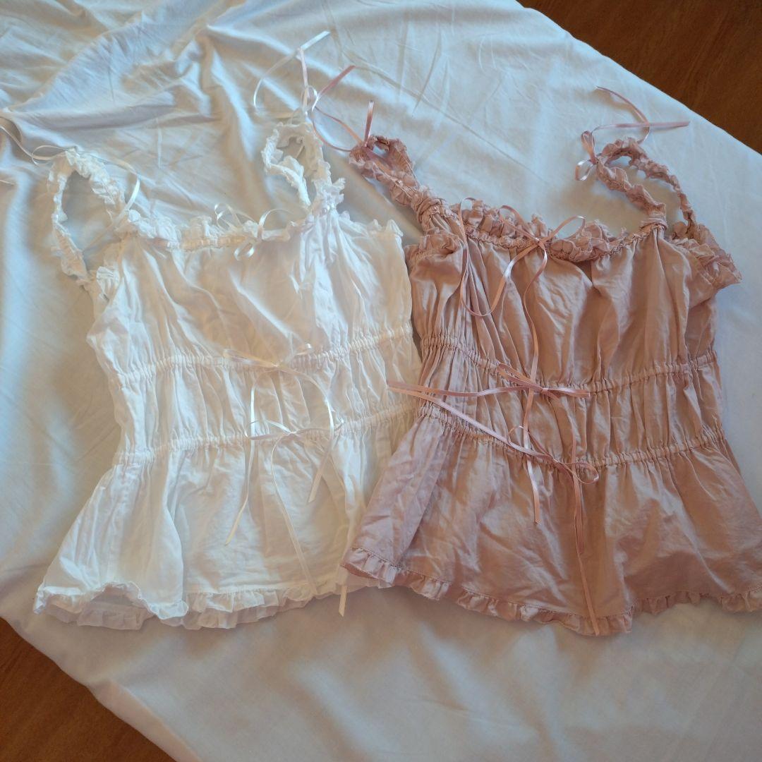 ピンクハウス 綿ローン キャミソール