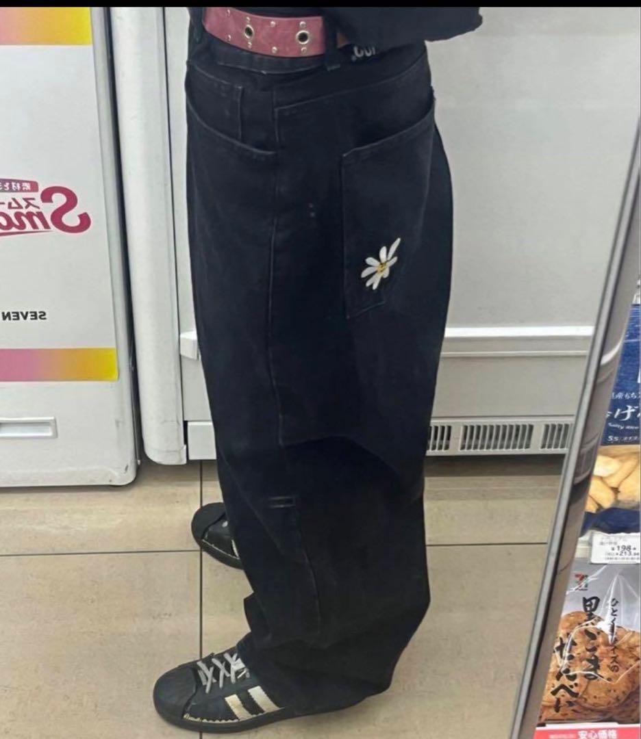 labros デニム ブラック