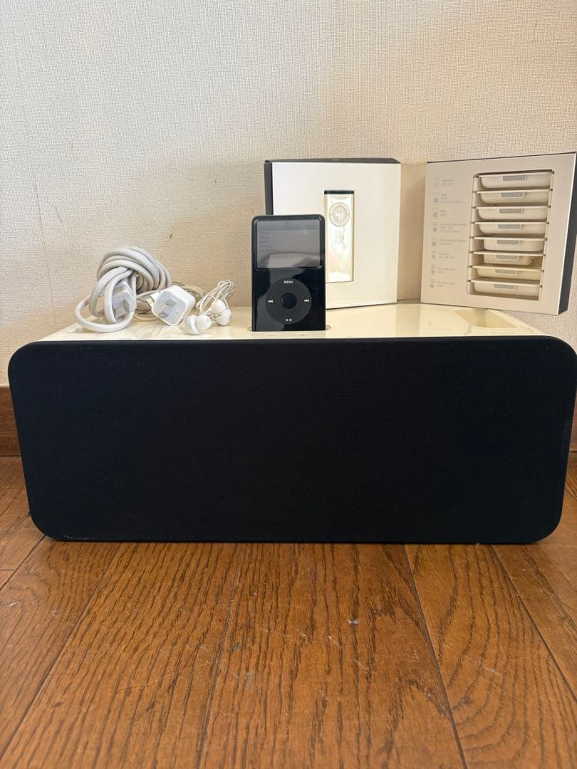 【レア】Apple iPod Hi-Fiドックスピーカー &iPod30Gセット